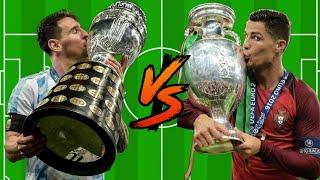 Copa America Messi  Euro Cup Ronaldo(Ultimate debate)