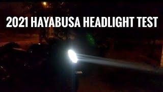 2021 Suzuki Hayabusa HEADLIGHT TEST | Real Auto Reviews