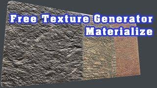 Free Texture Material Generator! (Materialize)