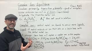 Complex Ion Equilibria