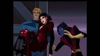 X men evolution nightcrawler and toad saves Scarlet witch