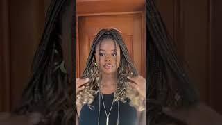 4 easy way to style french curls braids   #frenchcurls #braidstyles #braidsstyles #braidstutorial