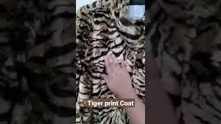 Top Trending Coats | Latest Winter Collection | Tiger Prints Coats designs | Short coats Style