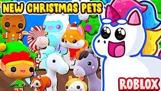 I GOT ALL THE NEW CHRISTMAS PETS IN THE NEW CHRISTMAS UPDATE! Roblox Overlook Bay Update