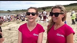 Alderney Week 2024 sandcastle competition BBC Channel Islands Evening News 06/08/2024