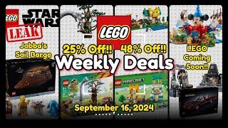 Weekly LEGO Deals!! Plus LEGO Leaks and Announcements!! (Sorry for the Delay - Migraine)