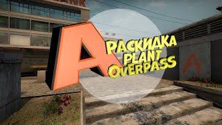 Раскидка Оверпасс А plant за атаку / Overpass smokes A plant T side 2020