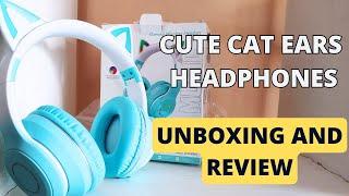 Cute Cat Ears Headphones Unboxing | Adorable & Fun Audio Gear!