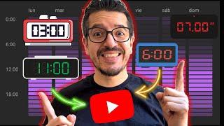 3 Horarios PERFECTOS para Publicar tus Videos de YouTube