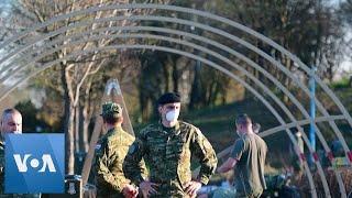 Coronavirus: Croatia Army Sets Up Field Hospital