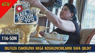 XAFA BO'LISH YO'Q | DILFUZA ISMOILOVA NEGA UYIDAN BOSHLOVCHILARNI SO'KIB XAYDAB YUBORDI