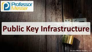 Public Key Infrastructure - SY0-601 CompTIA Security+ : 3.9