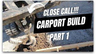Carport Build Pt.1 Episode 22-01