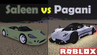 Saleen S7 vs Pagani Zonda R! | ROBLOX: Vehicle Simulator