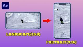 How to Resize Landscape Video to Portrait in After Effects