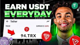 Earn 94 TRX every 24 Hours with Tech AI | Free trx | trx mining