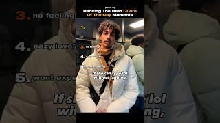 Ranking Best Quote Of The Day Moments (Part 2) #shortsviral