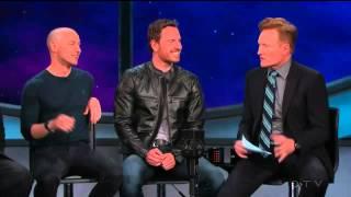 CONAN : James McAvoy & Michael Fassbender Interview (Full)