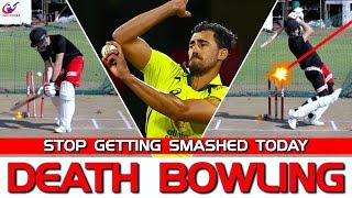 DEATH BOWLING TIPS - How to bowl YORKERS & Restrict Runs