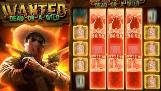 MY *NEW* BIGGEST WIN ON WANTED DEAD OR A WILD!! (INSANE)