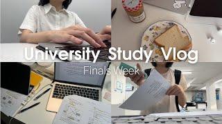 University Study Vlog | Finals exam period | productive studying