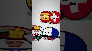 Главный Страх Испании И Швейцарии #countryballs