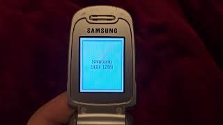 Samsung SGH-T209 (2006) - Startup and Shutdown