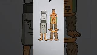Hybrid Garamaraman and Madudungdung Paper Transform Craft #shortsviral #italianbrainrot
