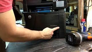 HP LJ Pro 400 | Как разобрать | Замена термопленки