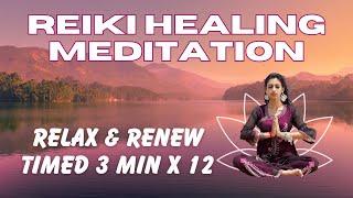 Guided Self-Healing & Meditation Music with Time Announcements | Distance Reiki for 36 Minutes