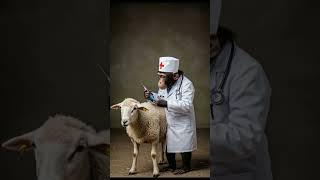 "Meet Doctor Monkey: The Heartwarming Hero Healing a Sick Sheep!"