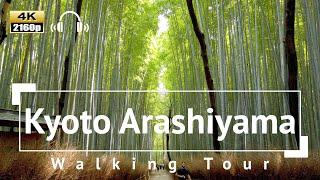 [4K/Binaural Audio] Kansai Walk: Kyoto Arashiyama Walking Tour - Kyoto Japan