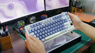 Royal Kludge RK M75 Unboxing | in Mizo | MECKEYS  | Wireless Mechanical Keyboard | APR 2024