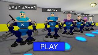 New Obby! ROBOT BARRY PRISON RUN! Full Game Walkthrough (#Roblox)