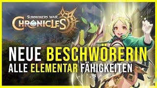 Neue Beschwörerin Soleta! Alle Elementar Fähigkeiten im Fokus - Summoners War: Chronicles