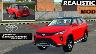 Toyota Fortuner Legender 2022 Car Mod For Bus Simulator Indonesia | Fortuner Car Mod | #Bussid