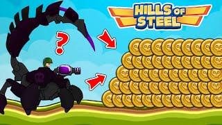 HOW TO MAKE A LOT OF MONEY in Hills of Steel? Passage of the game on Android about Tanks!