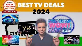 AMAZON GREAT FREEDOM FESTIVAL SALE 2024 | TOP 10 TV DEALS | DAY 1 | Punchi Man Tech