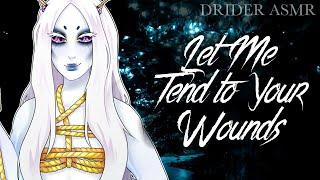 Let Me Tend to Your Wounds || Drider Queen ASMR RP {Moans & Chittering}