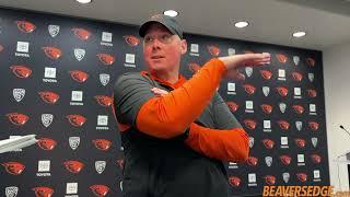 Oregon State Football Head Coach Trent Bray Talks Spring Progress, Transition To DC, Goals, & MORE