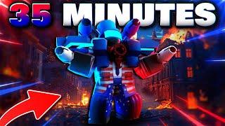 Basic to Titan Firework Man in 35 Minutes! Toilet Tower Defense Roblox