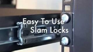 R1291/2L - 1U Rack Drawer with Slam Locks - Penn Elcom