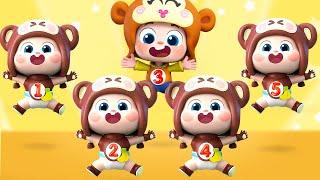 Five Little Monkeys | Five Little Babies Song | Nursery Rhymes & Kids Songs | Yes! Neo | BabyBus