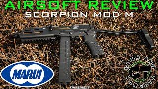 Airsoft Review #59 Tokyo Marui Scorpion Mod M AEP [FR]