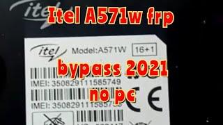 Itel A571w frp bypass no pc by dany-sonic 2022. Android 10