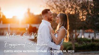 Madison & Matt | Engagement Photoshoot | Curtis Hixon Waterfront Park | Tampa, FL