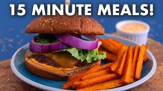 15 MINUTE Meals – Quick and Easy Dinner Ideas!