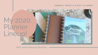 My 2020 Planer Lineup - Inkwell Press & Happy Planner