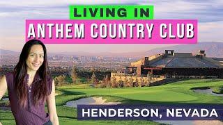 Anthem Country Club Neighborhood Tour - Living in Henderson NV (Guard Gated Luxury Homes)