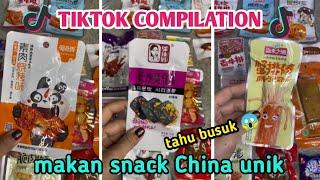 MAKAN SEMUA SNACK CHINA ANEH VIRAL ADA YANG BUSUK  | KOMPILASI VIDEO TIKTOK CHRISTINE YUWANTI